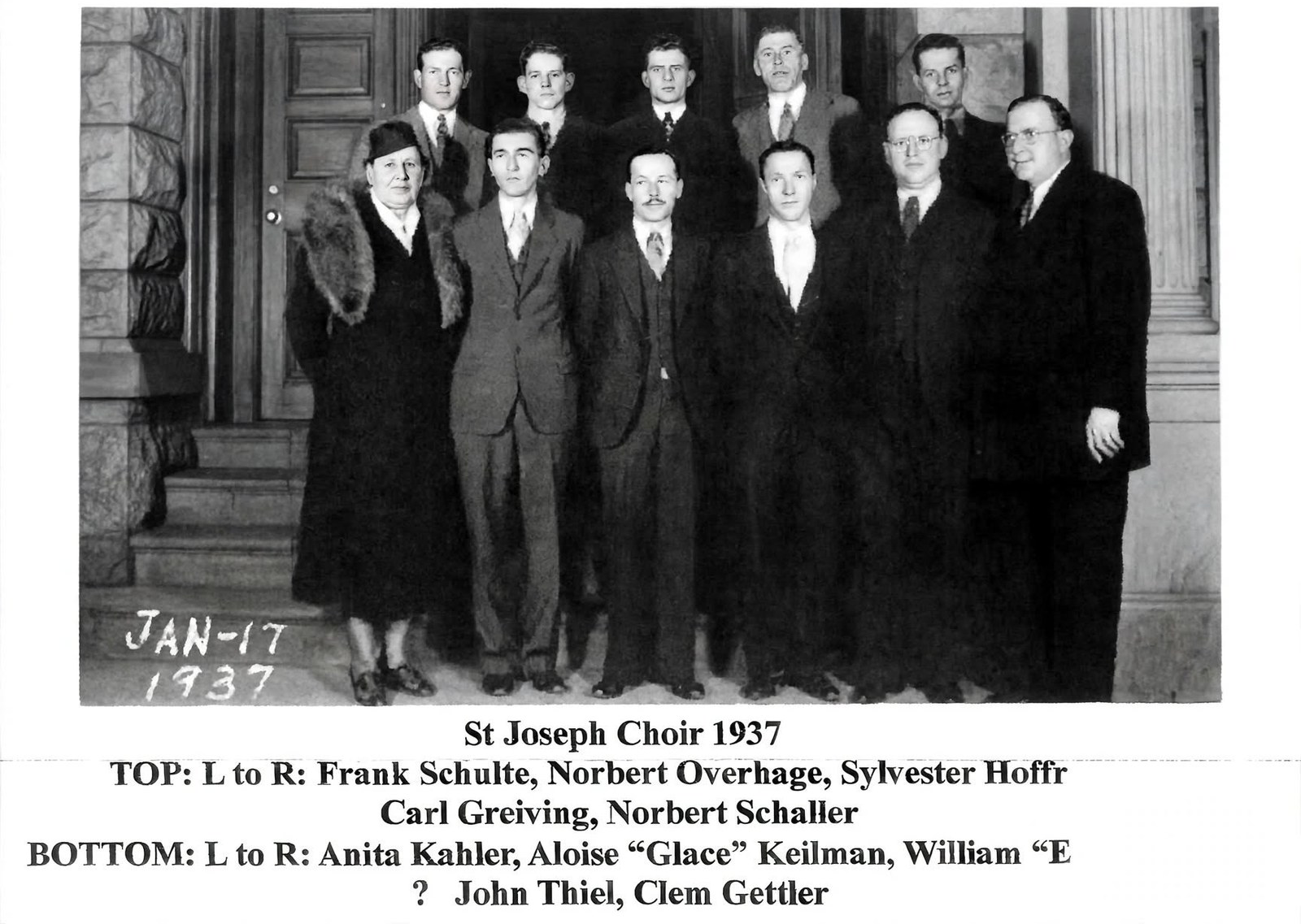 St. Joseph Choir, 1937